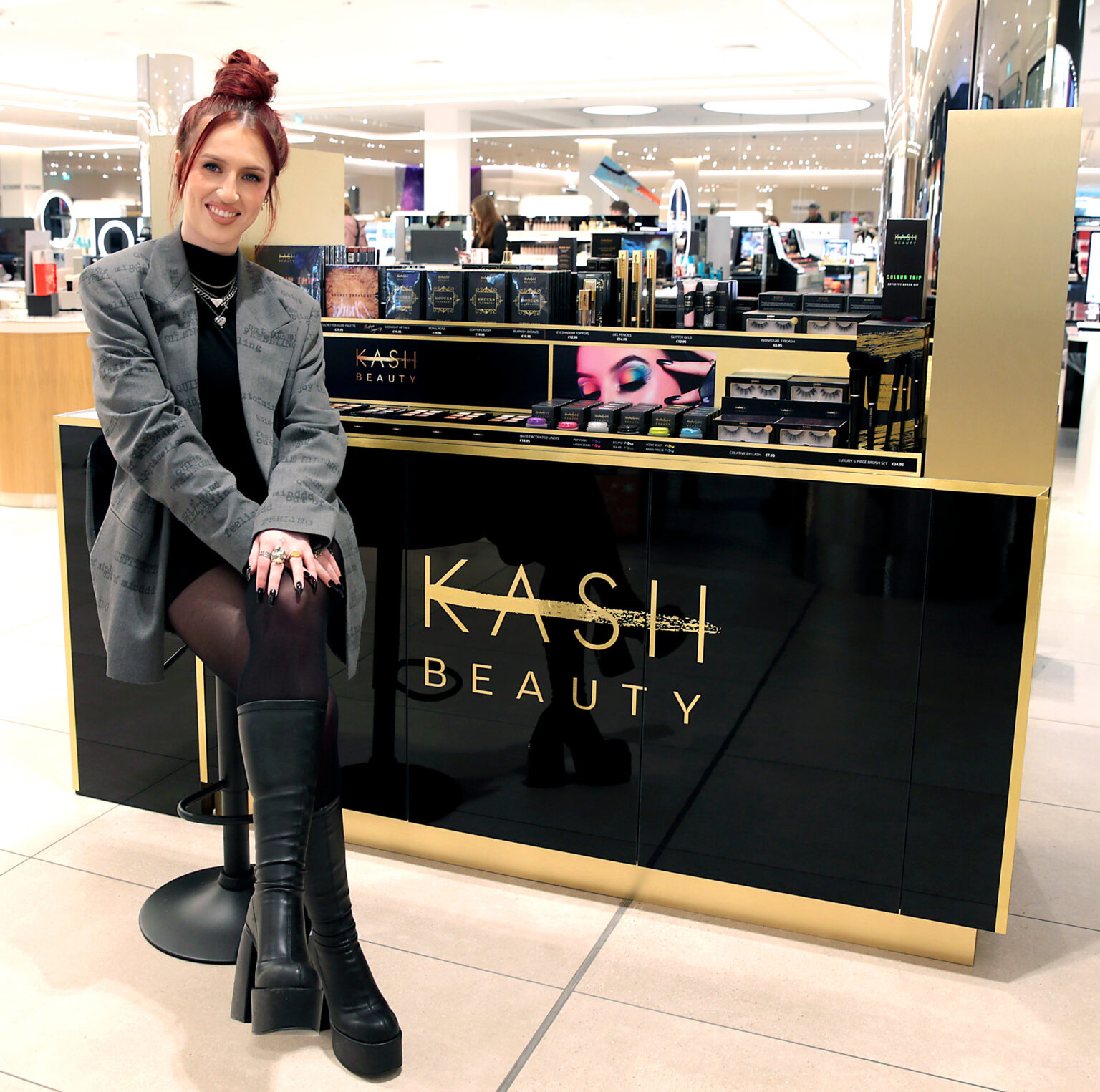 Kash beauty makes brown thomas debut